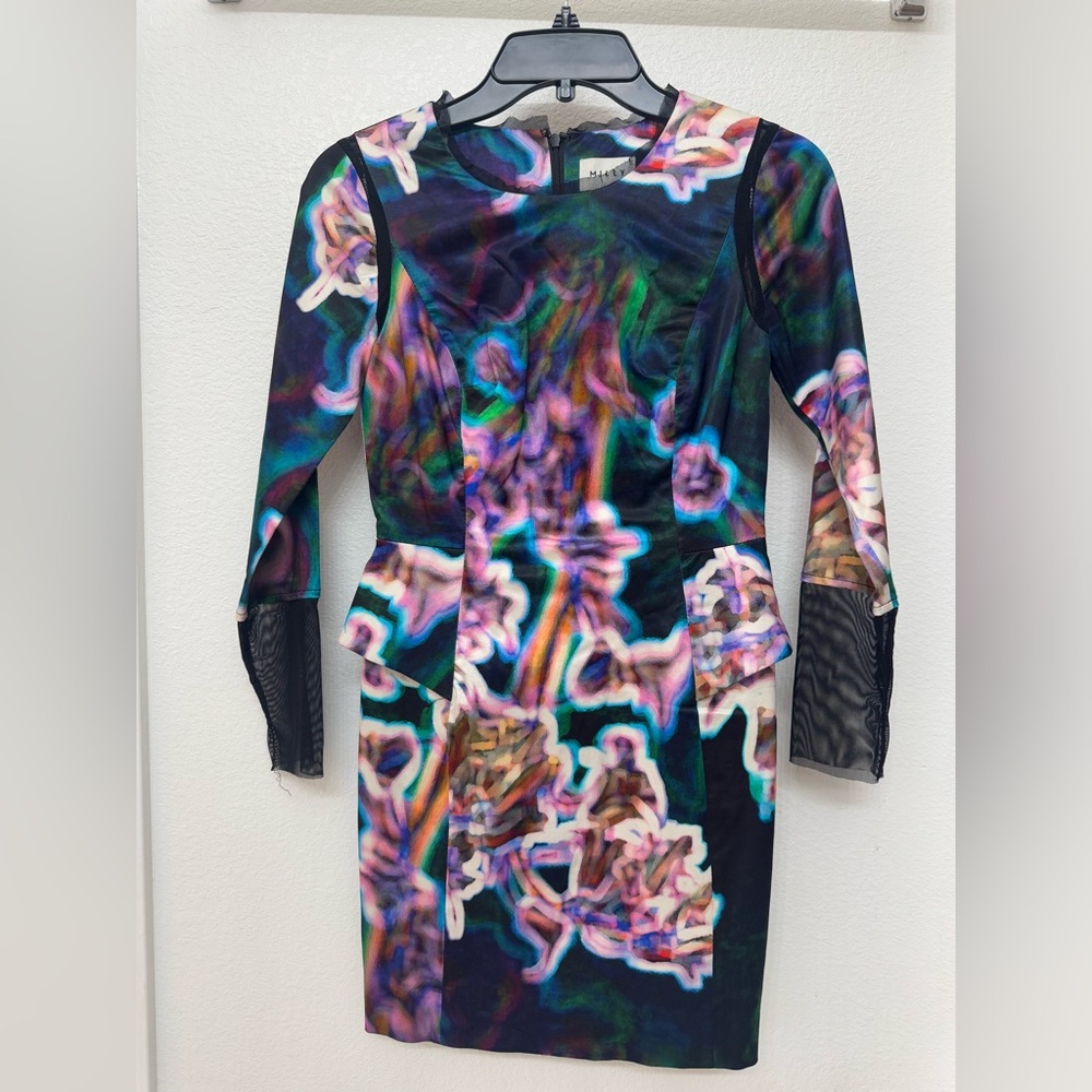 Milly Multicolor Abstract Dress